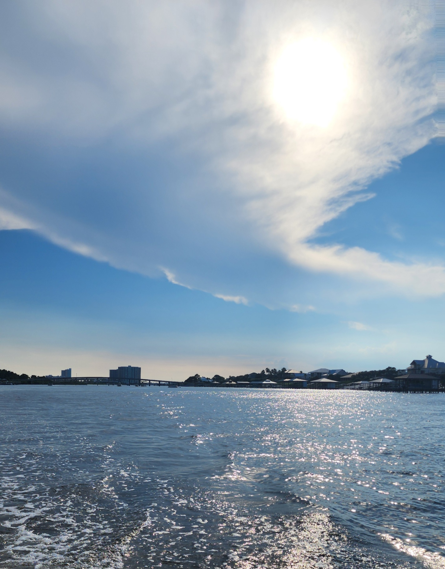 From the dock